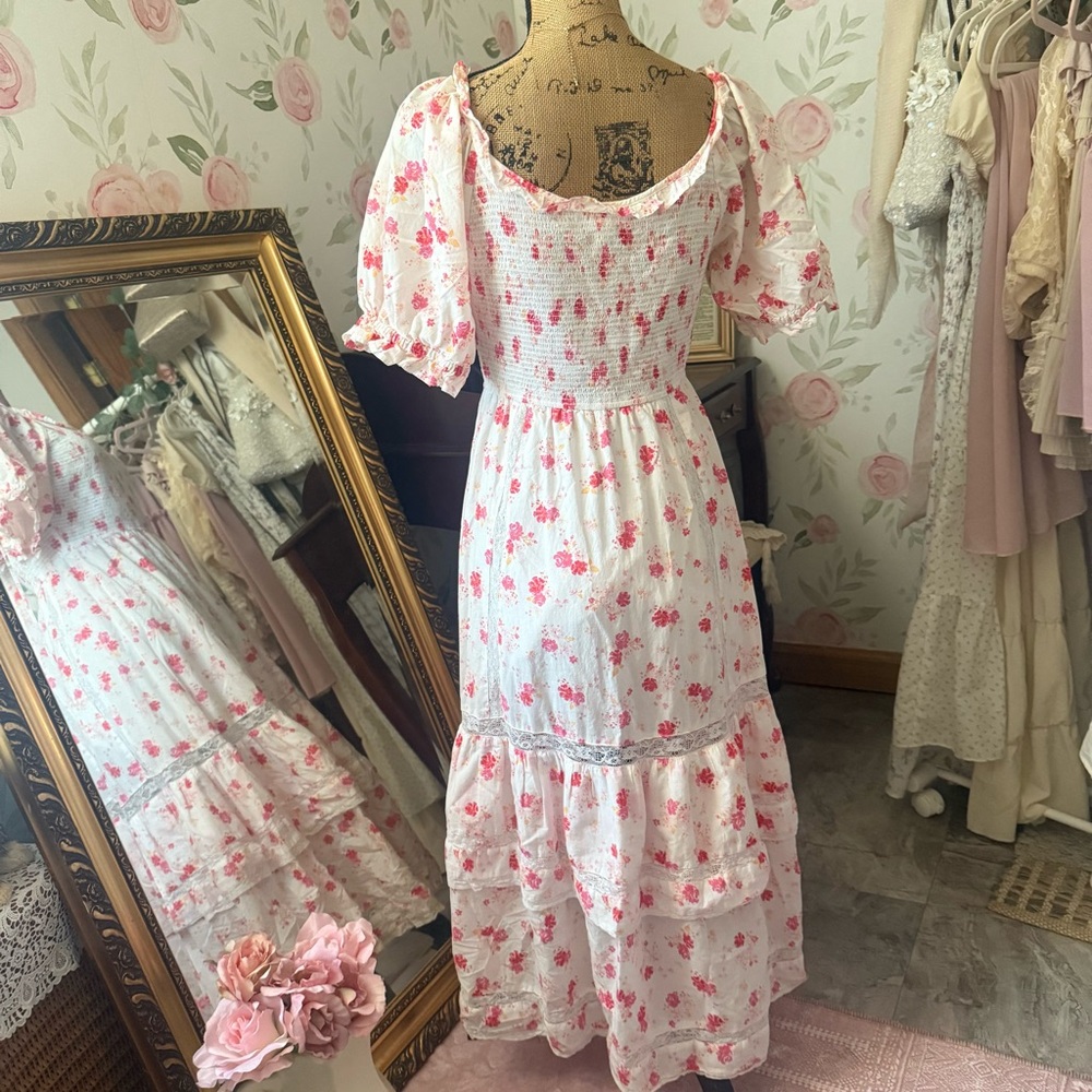 LSF x Target Pink Floral Maxi Dress - Picture 5 of 10